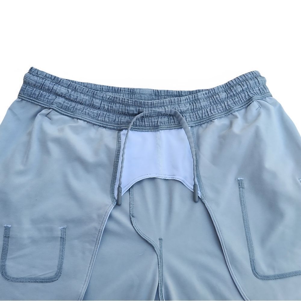 Lululemon Men's Pace Breaker Gray Athletic Sport Short 9" Stretch Size Small - Picture 12 of 16